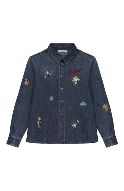 Джинсовая рубашка DOLCE & GABBANA, арт. L45S00/LDD96_001