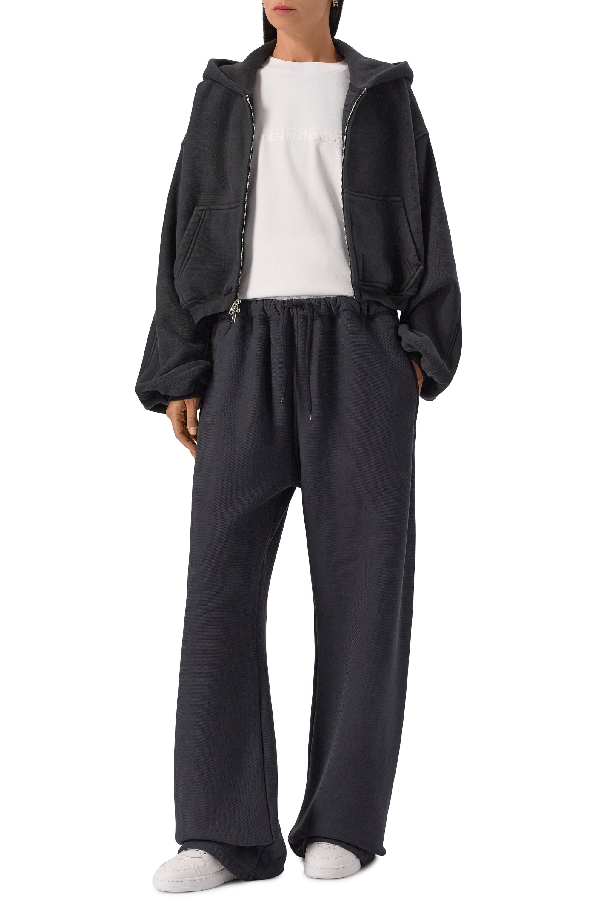 Хлопковая футболка ALEXANDER WANG, арт. UCC3251847, фото 2