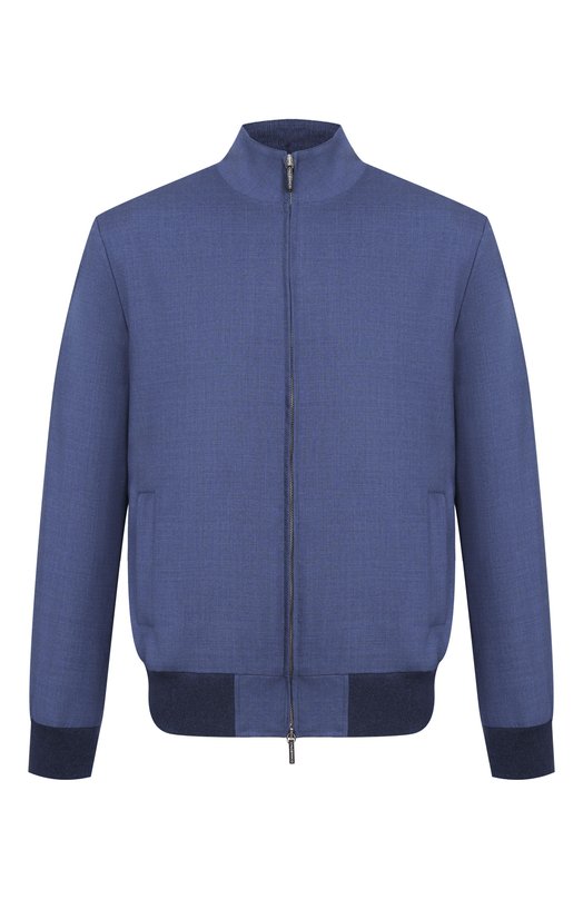 Шерстяной бомбер Capobianco 20M189.FU00._001 Синий 20M189.FU00._001