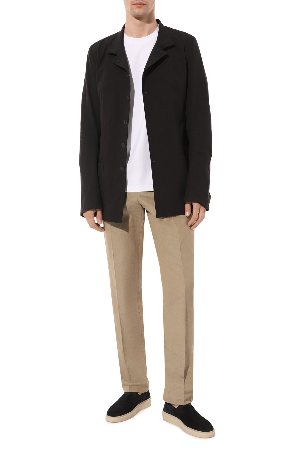 Льняной пиджак 139DEC, арт. SUT626-BK, фото 2