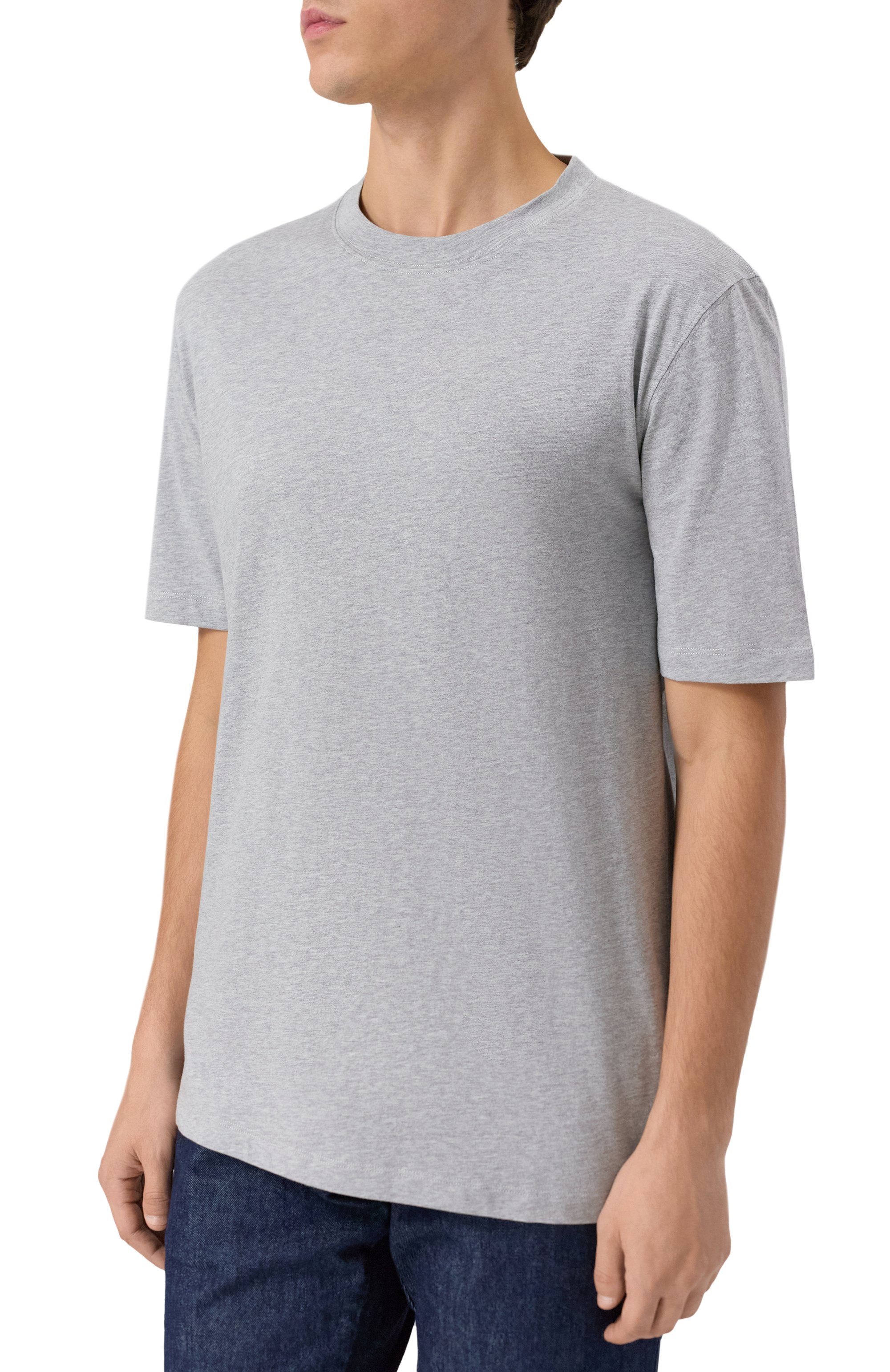 Хлопковая футболка BRUNELLO CUCINELLI, арт. M0B131308, фото 3