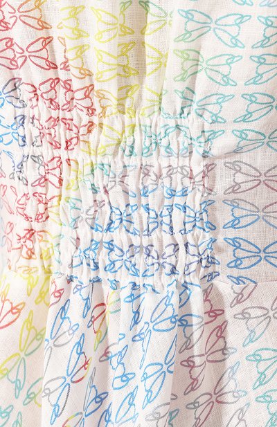 Льняное платье A MERE CO разноцветного цвета по цене 47350 руб., арт. AMC-R20-G1-3, фото 5 Льняное платье A MERE CO, арт. AMC-R20-G1-3, фото 5