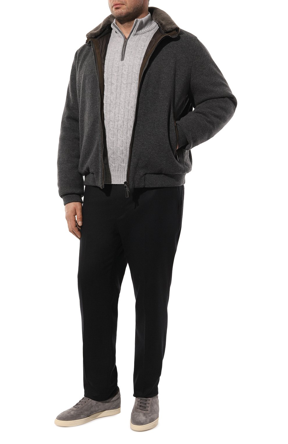 Бомбер bellati-mrw из шерсти и кашемира MOORER, арт. ITALLE-MRW_FUR, фото 2