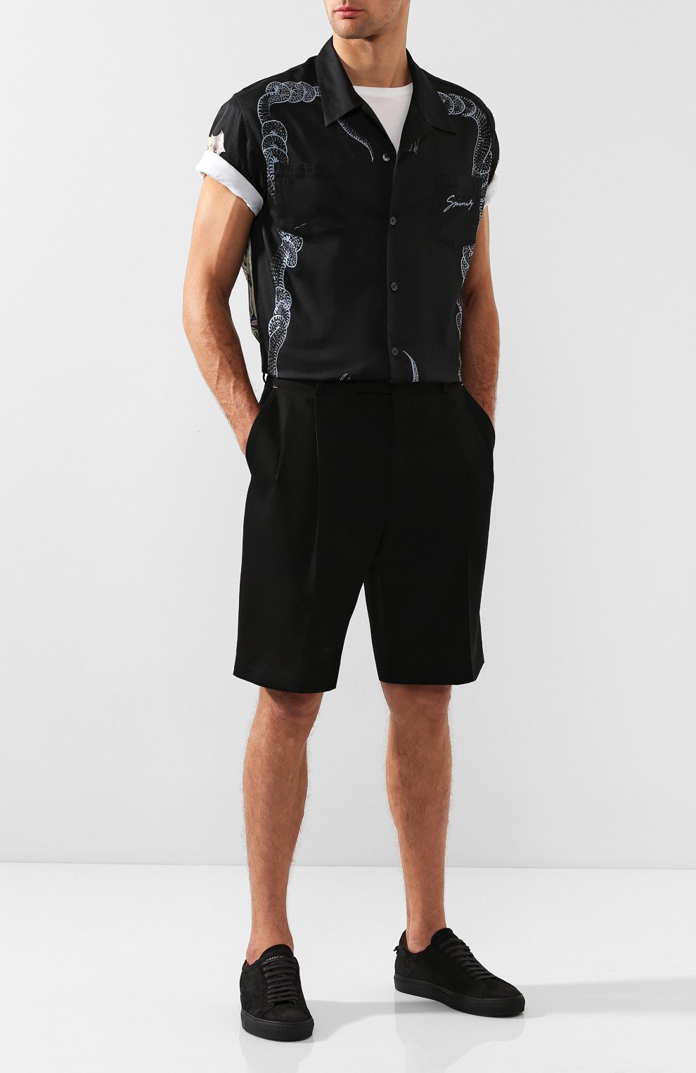 Замшевые кеды GIVENCHY, арт. BH0002H0DS, фото 2