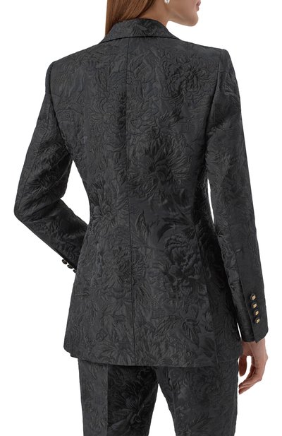 Жакет из хлопка и шелка DOLCE & GABBANA, арт. F29UCT/GDDBT, фото 4