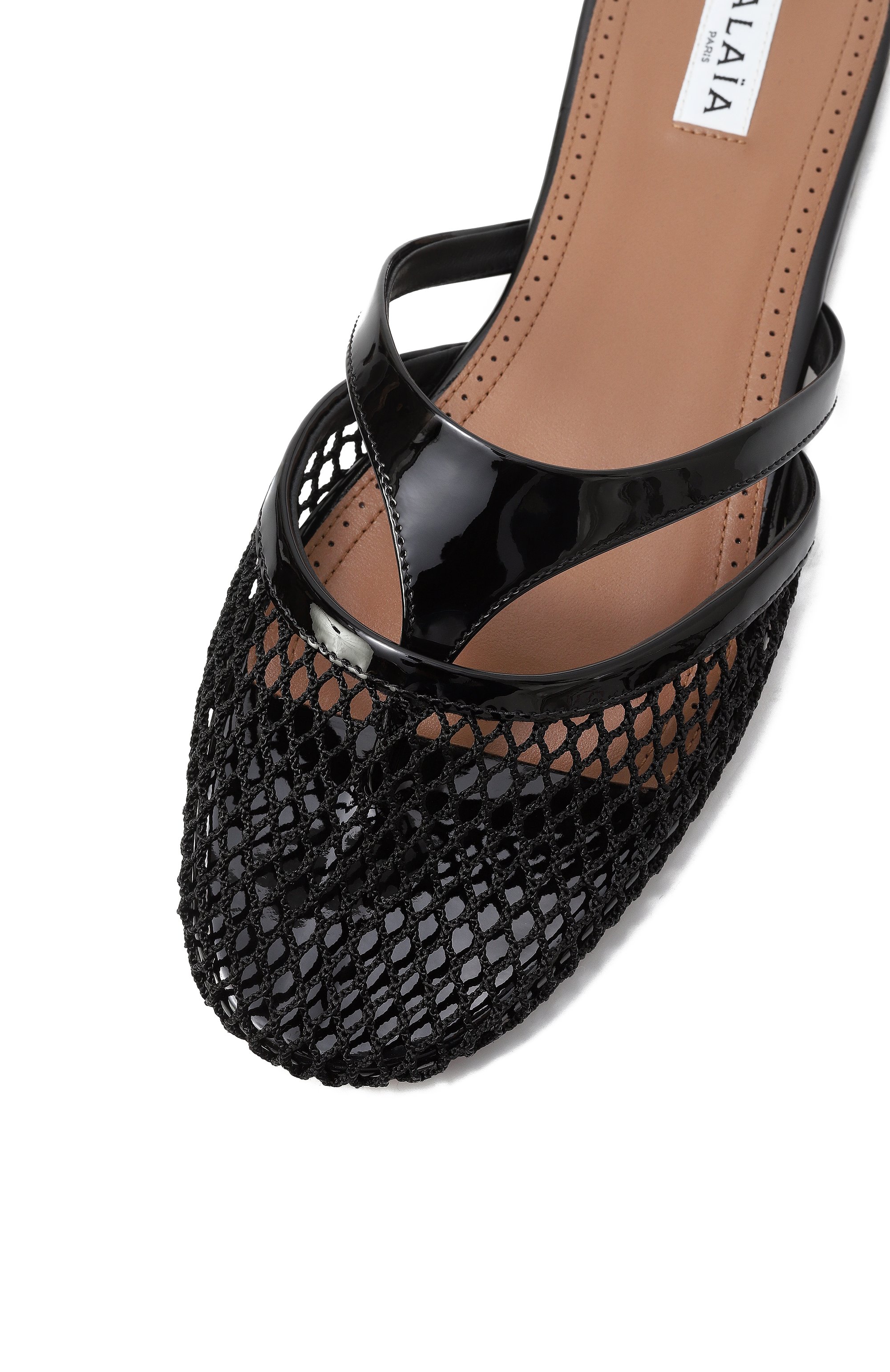 Комбинированные сабо infradito ALAIA, арт. AA3M101TK007, фото 7