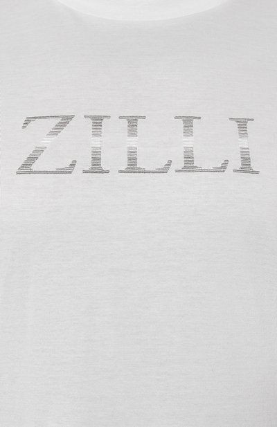 Хлопковая футболка ZILLI, арт. TSR001M0110VZSD00/64, фото 5