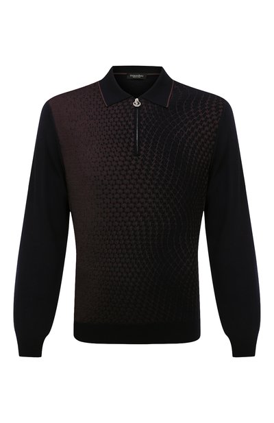 Мужская поло из шерсти и шелка STEFANO RICCI, арт. K606303P30/F22458