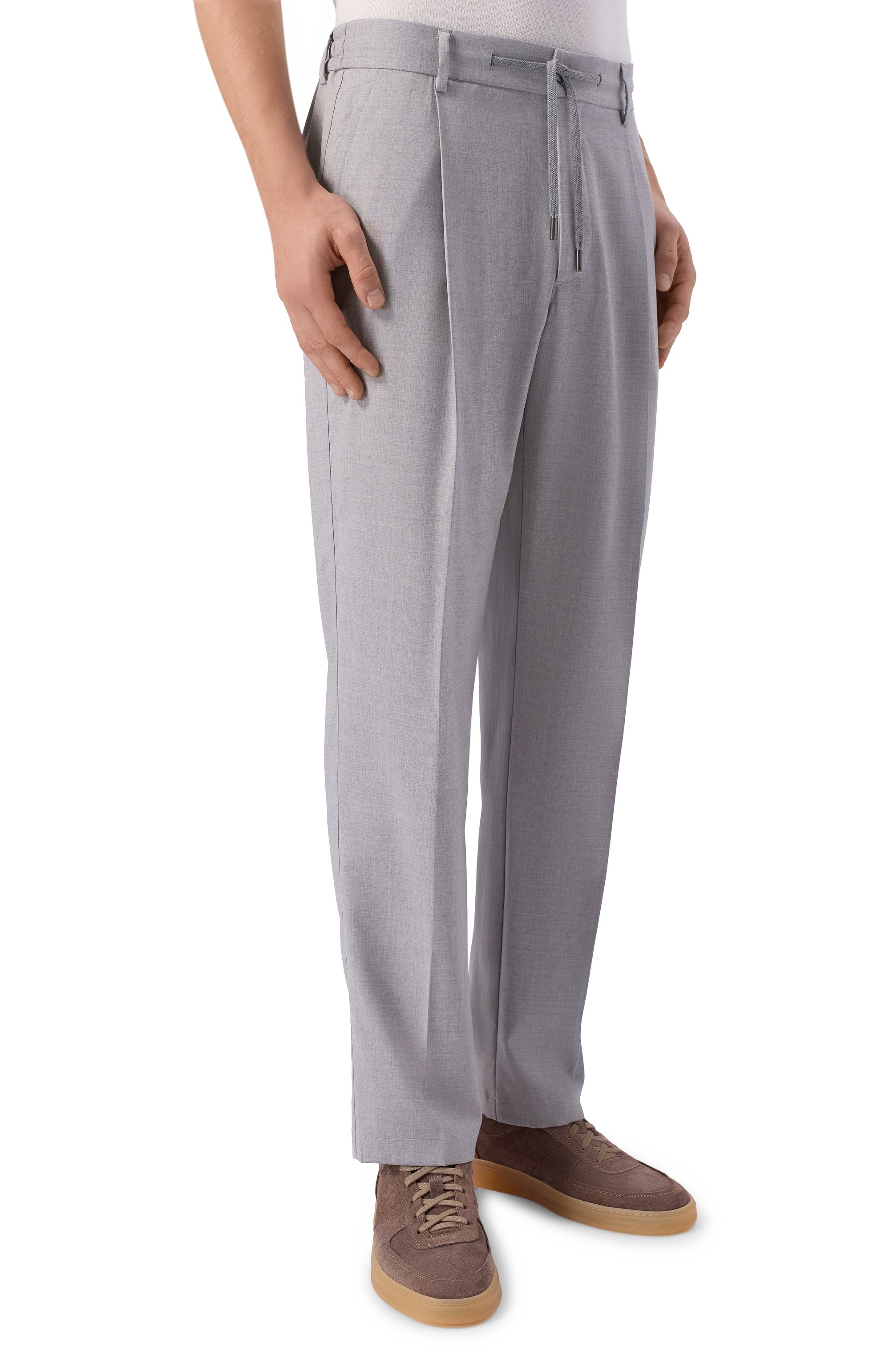 Шерстяные брюки CAPOBIANCO, арт. 20M808.FU00., фото 3