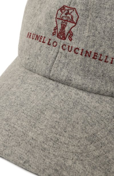 Шерстяная бейсболка BRUNELLO CUCINELLI, арт. M038P9850, фото 3