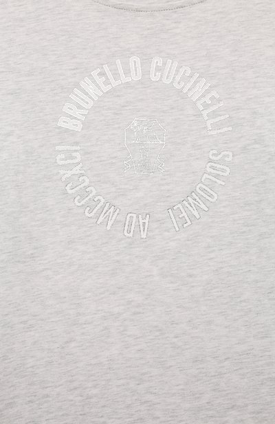 Хлопковый лонгслив BRUNELLO CUCINELLI, арт. B0T81T454C, фото 3