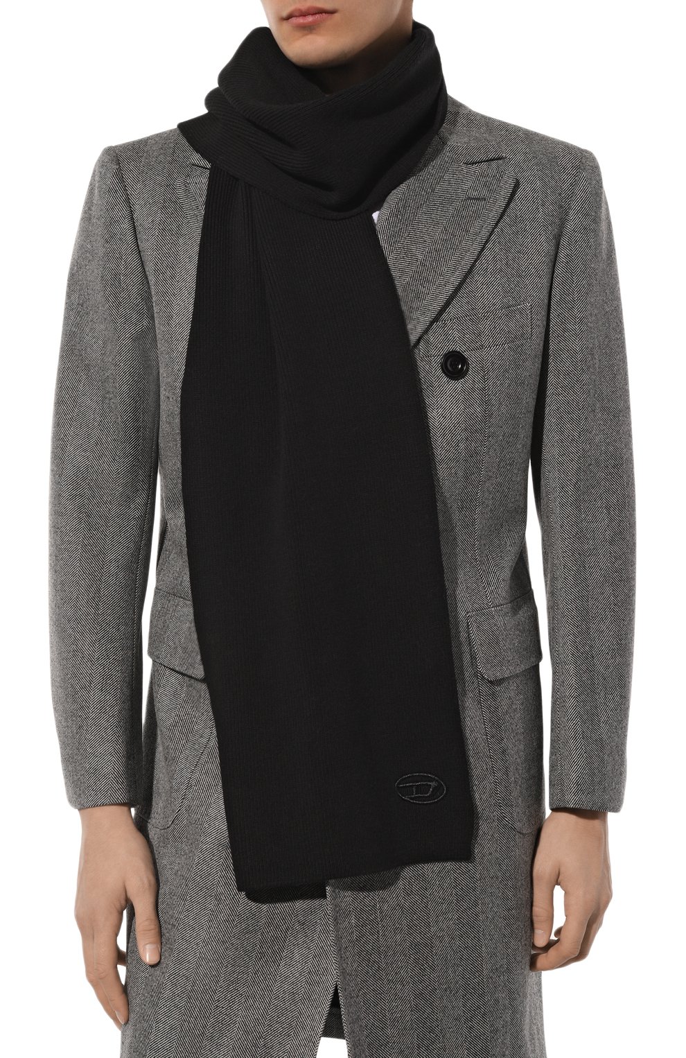 Шарф из шерсти и хлопка DIESEL, арт. A05165/0DA0B, фото 2