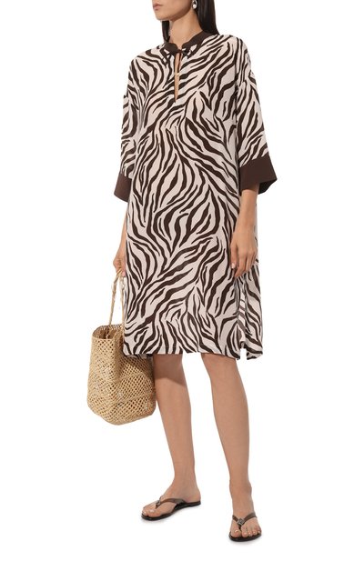 Шелковая туника WEEKEND MAX MARA кремового цвета по цене 62710 руб., арт. CLASSE 241622102, фото 2 Шелковая туника WEEKEND MAX MARA, арт. CLASSE 241622102, фото 2