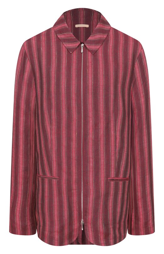 Льняная рубашка 12 STOREEZ 138109 Бордовый 138109