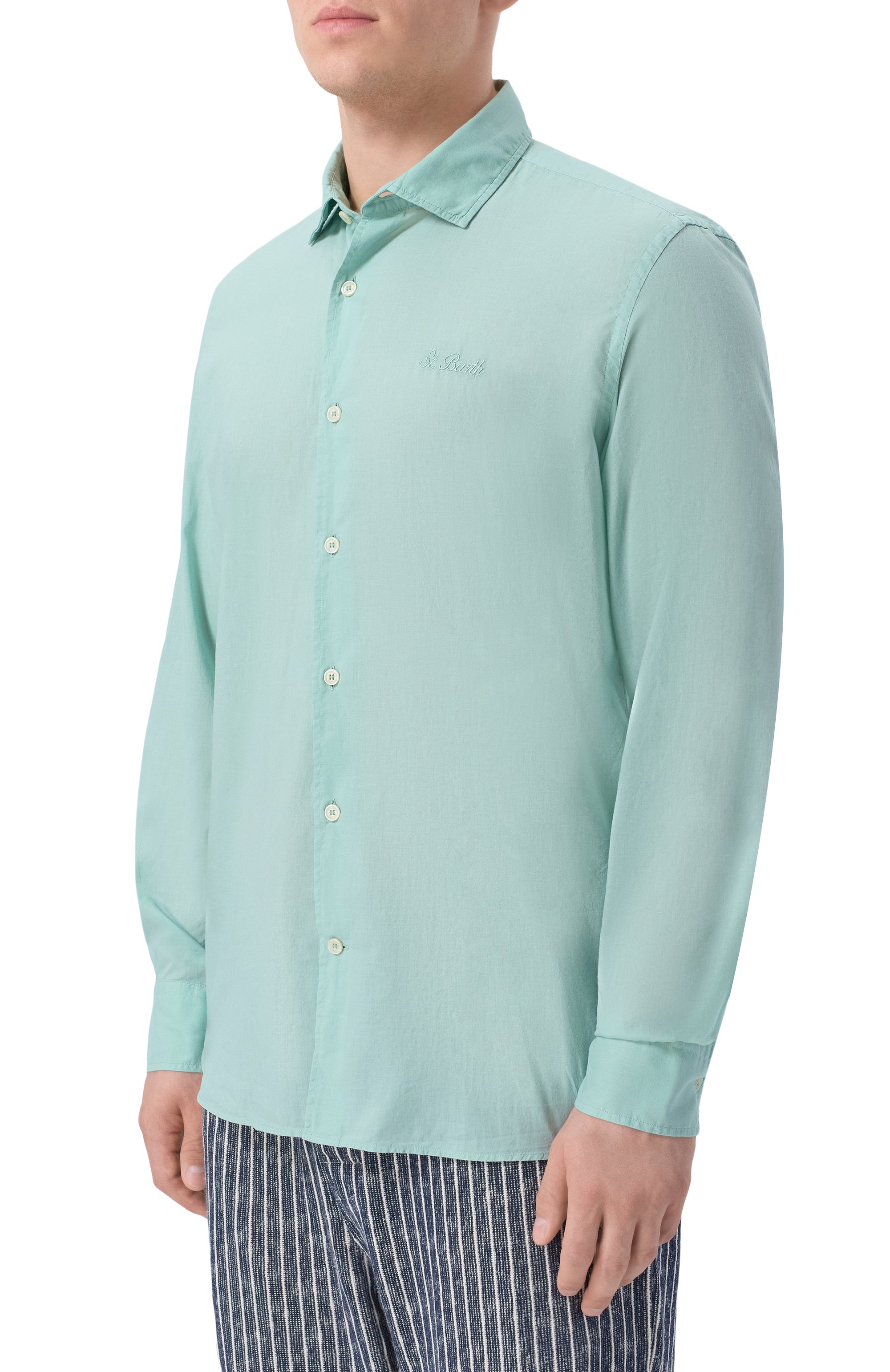 Хлопковая рубашка MC2 SAINT BARTH, арт. LCM0001-00160L/CHEMISE ICE, фото 3