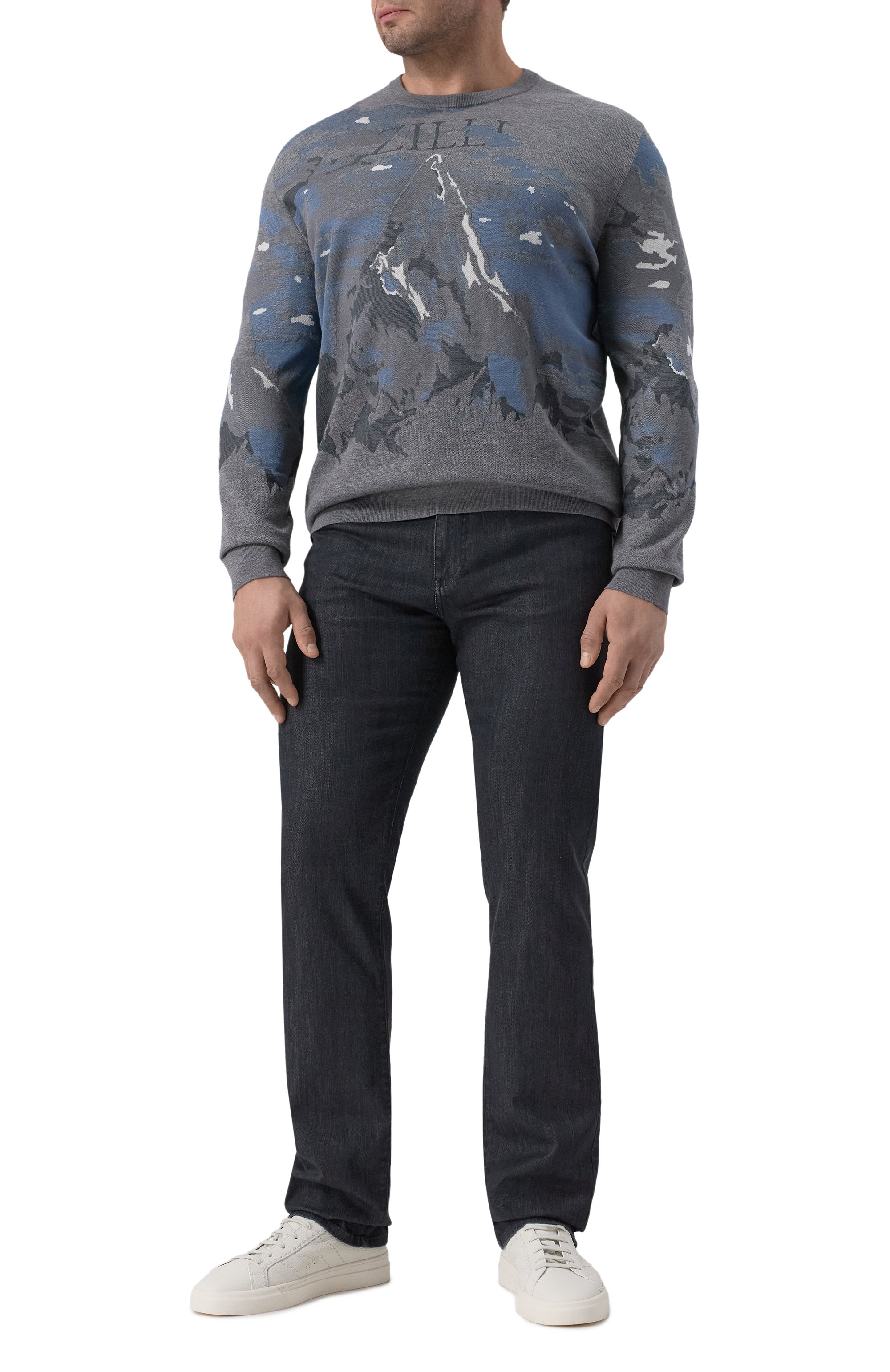 Джемпер из шерсти и шелка ZILLI, арт. KRN001M0240VNMU00/62, фото 2