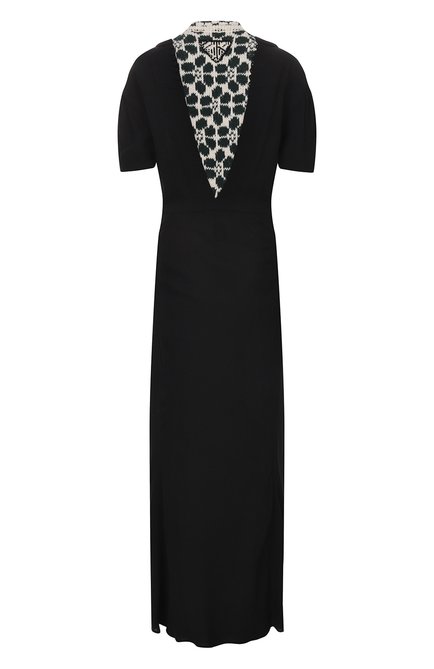 Женское комбинированное платье PRADA, арт. P3F93-1ZP0-F0EGW