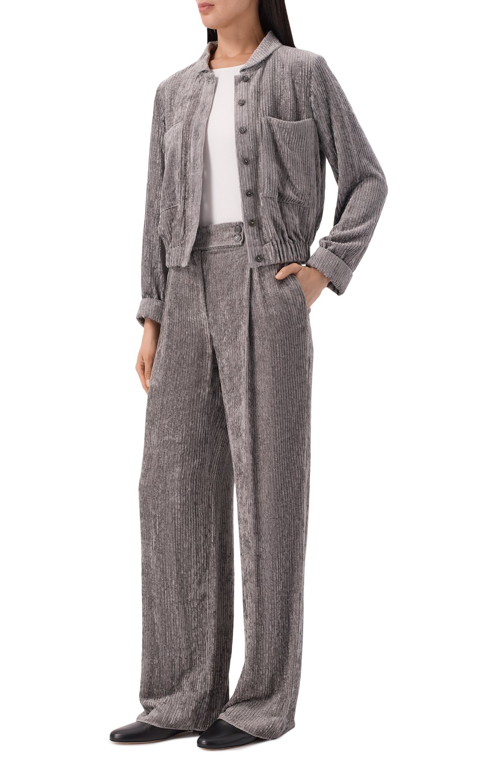Вельветовые брюки EMPORIO ARMANI, арт. EW004821/TE21438, фото 2