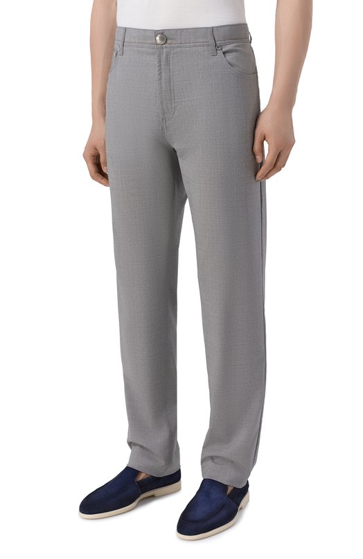 Шерстяные брюки Richard J. Brown R0MA RZ/T83 Серый  R0MA RZ/T83 Фото 3