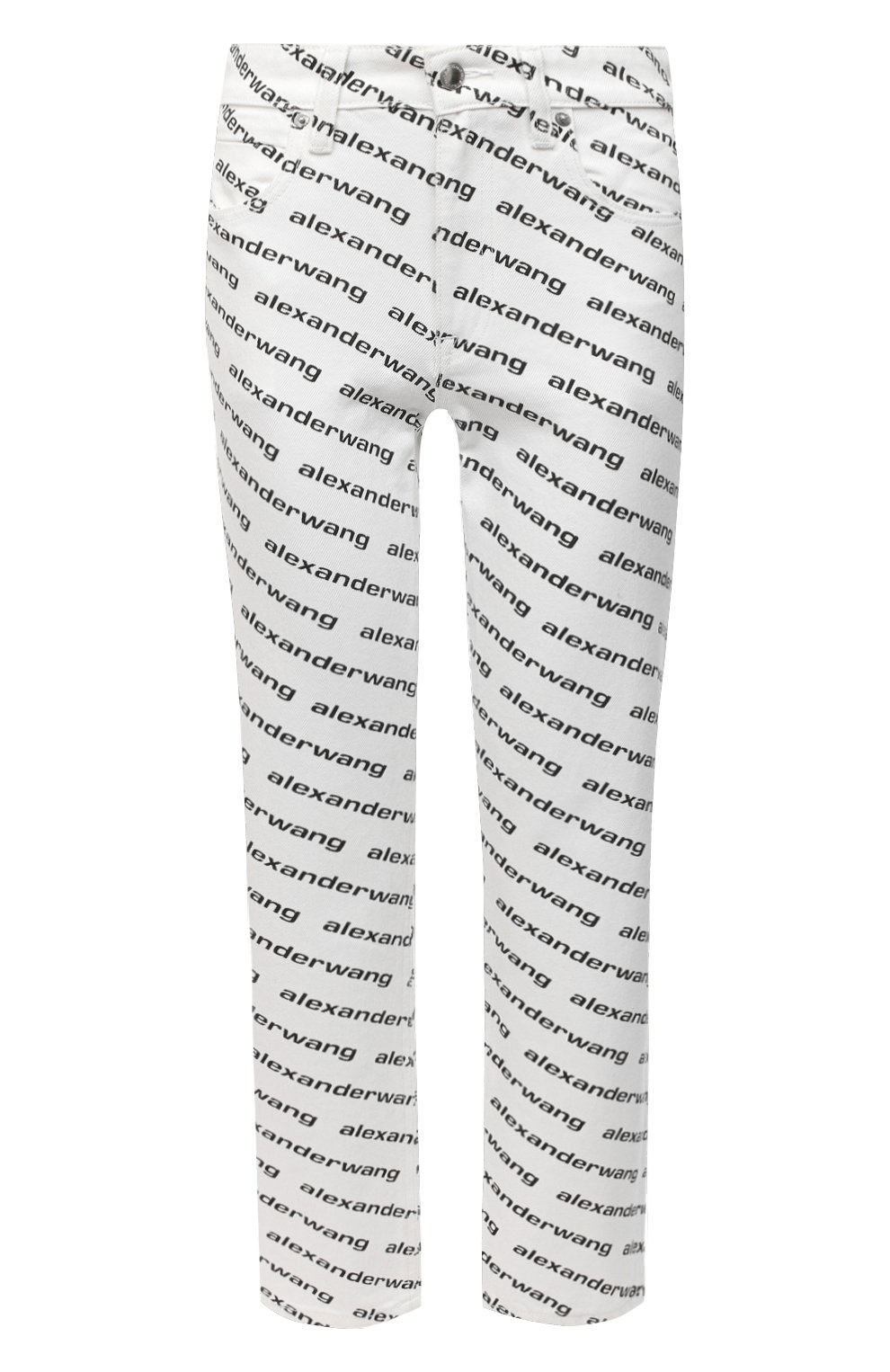 Джинсы ALEXANDER WANG черно-белого цвета по цене 59050 руб., арт. 4DC1214895, фото 1 Джинсы ALEXANDER WANG, арт. 4DC1214895, фото 1