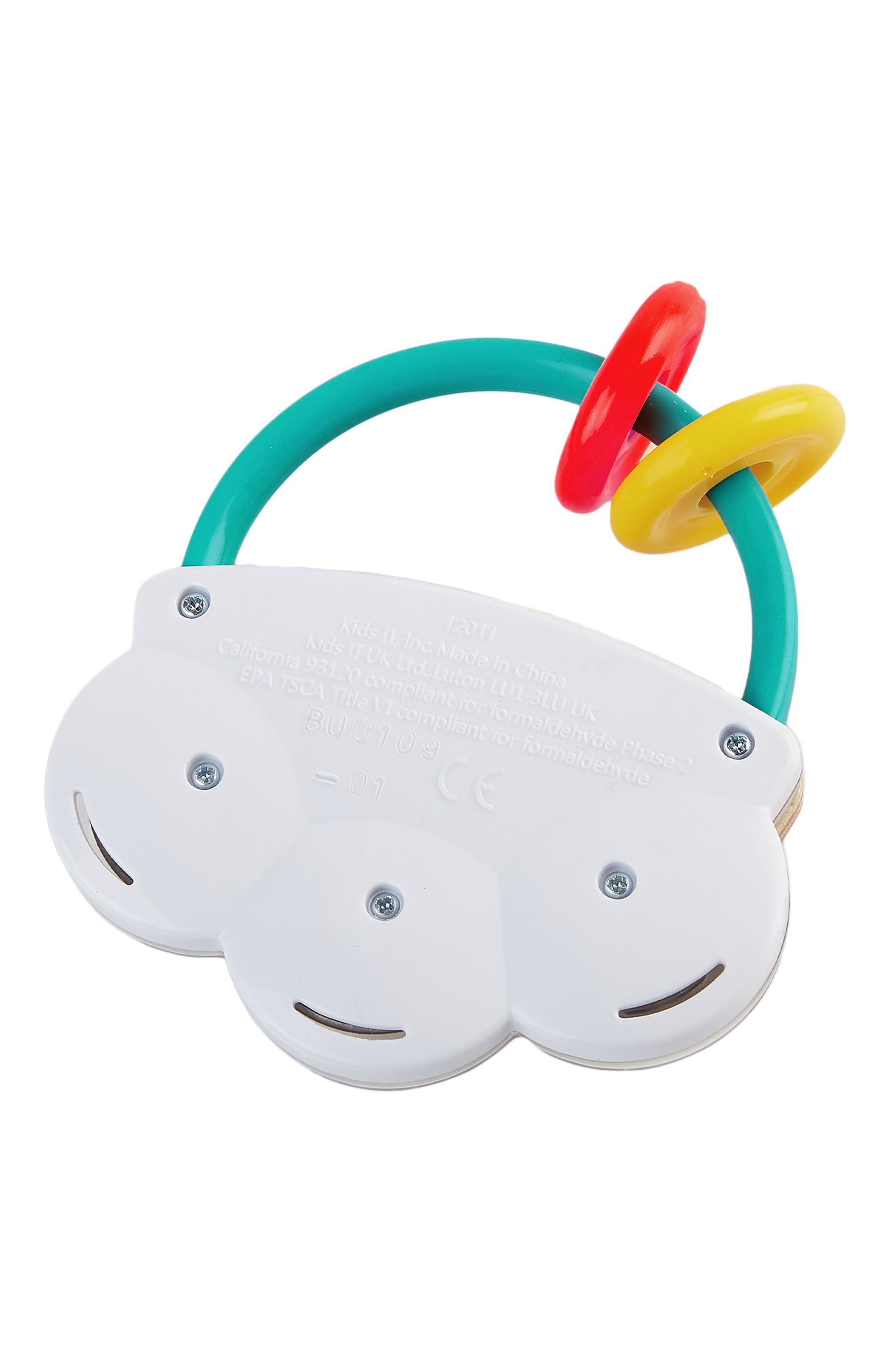 Игрушка-погремушка бубен HAPE разноцветного цвета по цене 1460 руб., арт. E0128_HP, фото 4 Игрушка-погремушка бубен HAPE, арт. E0128_HP, фото 4