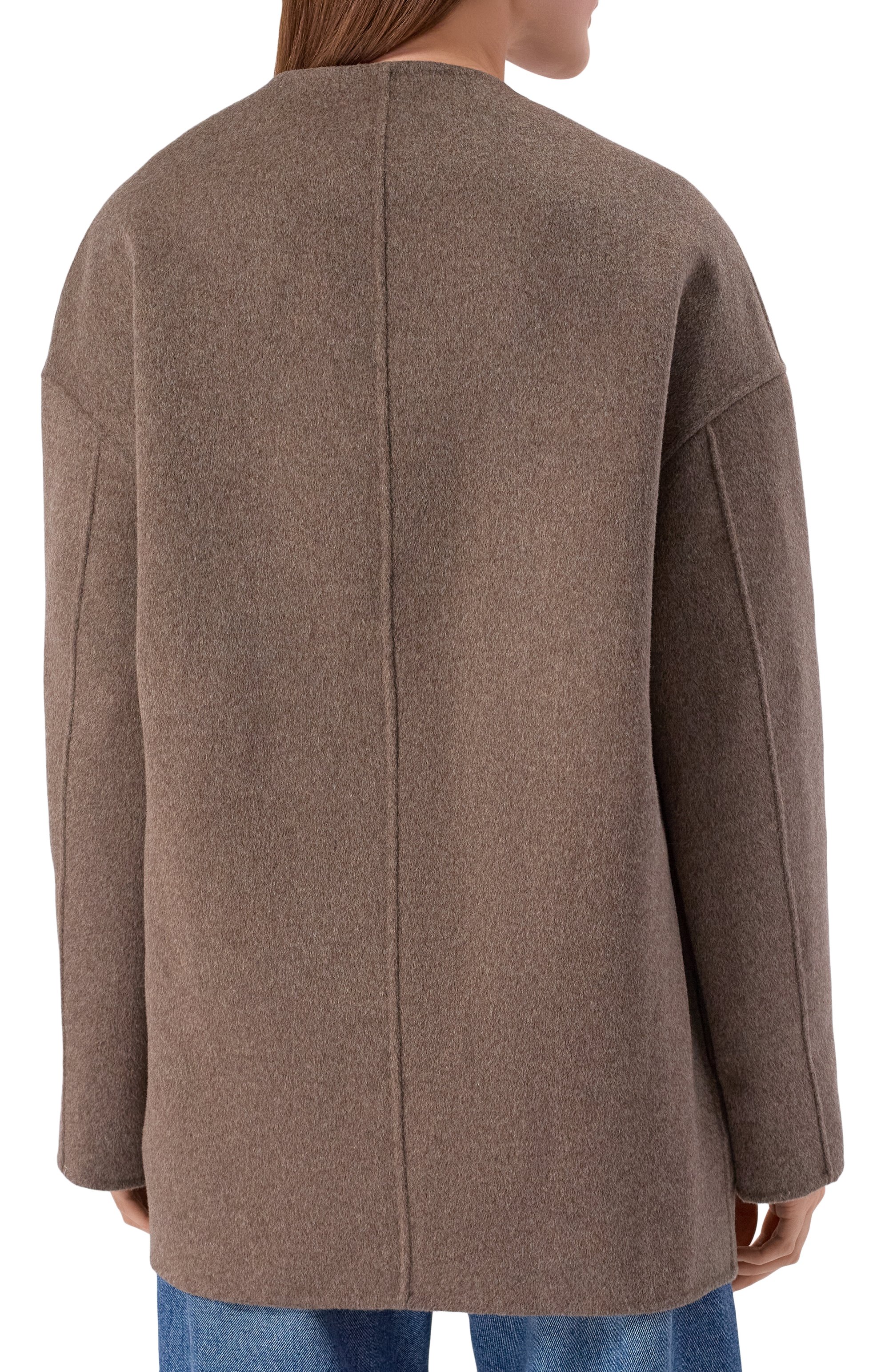 Полупальто из шерсти и кашемира LOULOU DE SAISON, арт. DUNNE, фото 4