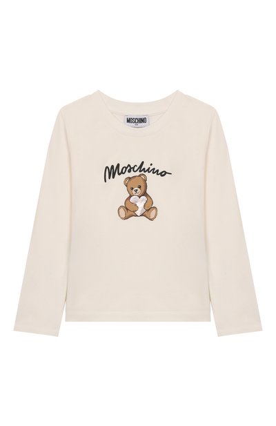 Хлопковый лонгслив MOSCHINO, арт. HD0010/LBA11/4-8