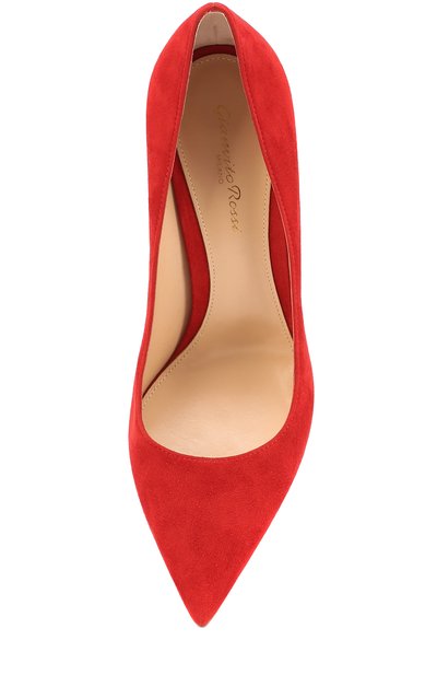 Замшевые туфли gianvito 85 GIANVITO ROSSI красного цвета по цене 79300 руб., арт. G24580.85RIC.CAM, фото 5 Замшевые туфли gianvito 85 GIANVITO ROSSI, арт. G24580.85RIC.CAM, фото 5