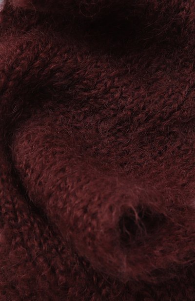 Шарф из мохера DRIES VAN NOTEN бордового цвета по цене 42850 руб., арт. 011255-2733-359, фото 3 Шарф из мохера DRIES VAN NOTEN, арт. 011255-2733-359, фото 3