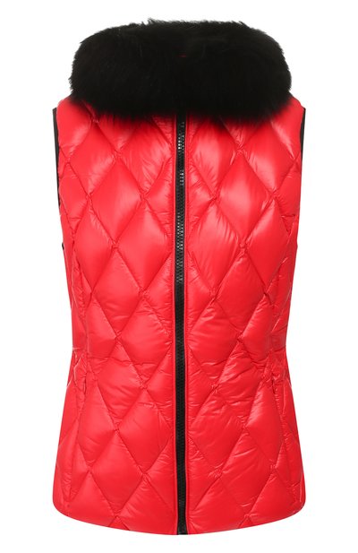 Женский пуховый жилет с меховой отделкой ESCADA SPORT, арт. 5031108
