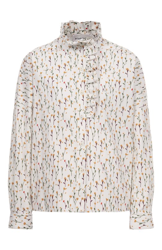 Хлопковая рубашка Academia GAIA/75DM5 Белый GAIA/75DM5