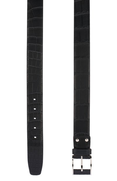 Ремень из кожи крокодила ZILLI, арт. MJL-CLAQE-01010/0819/CP0R/120, фото 2