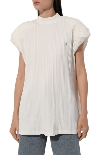 Хлопковая футболка THE ATTICO, арт. 247WCT182, фото 3