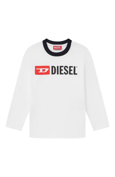 Хлопковая пижама DIESEL черно-белого цвета по цене 10900 руб., арт. J03127/KYATR, фото 2 Хлопковая пижама DIESEL, арт. J03127/KYATR, фото 2