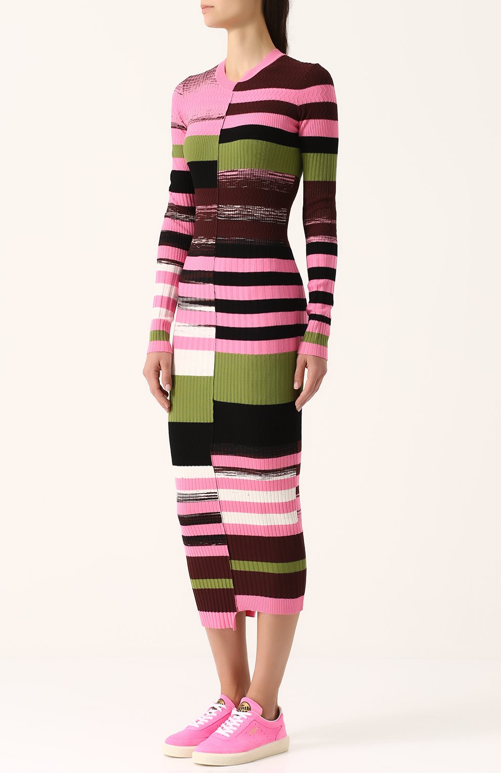 Вязаное платье-футляр с длинным рукавом OPENING CEREMONY, арт. F17KAT15066, фото 3