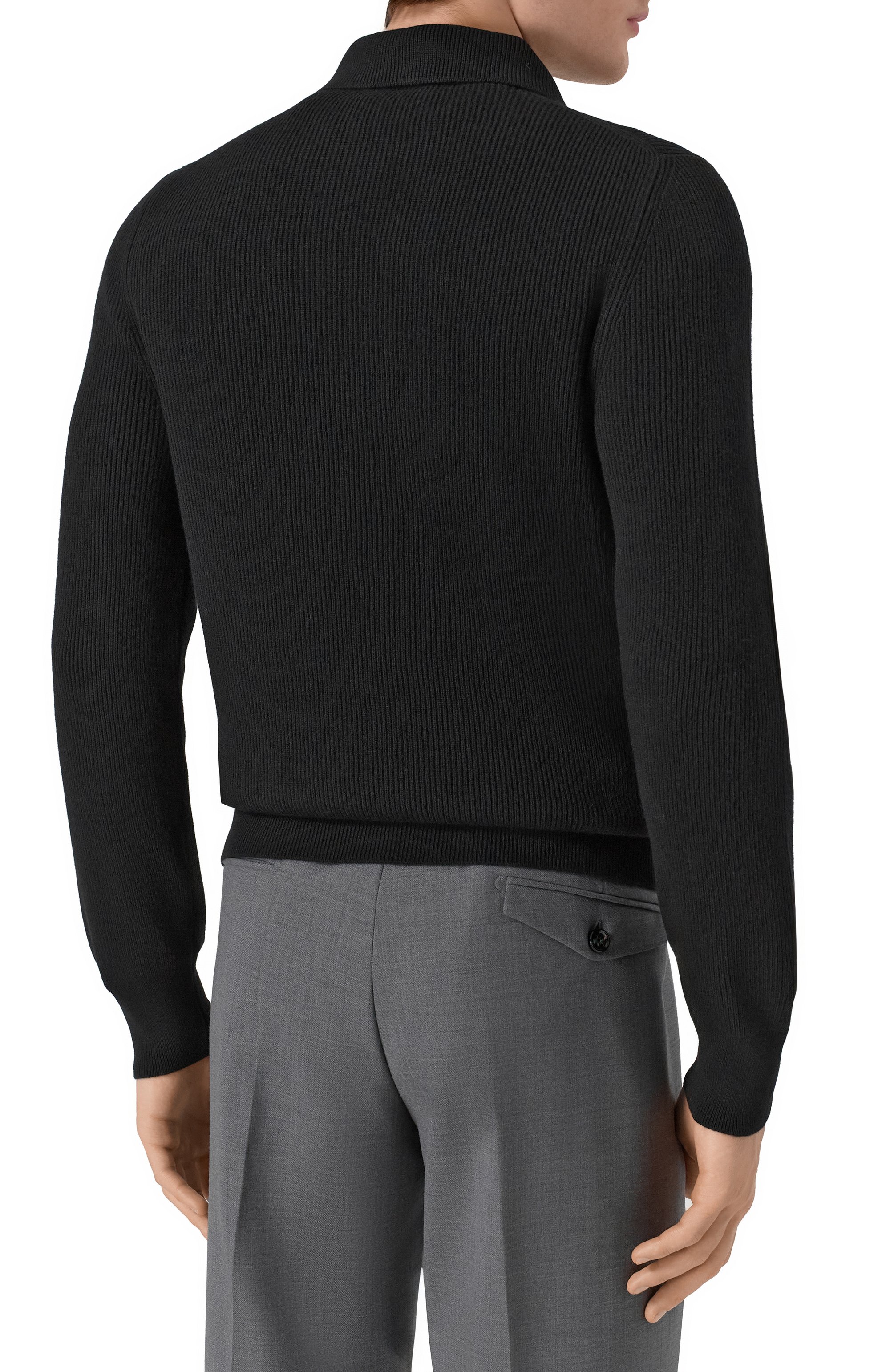 Поло из шерсти и кашемира GRAN SASSO, арт. 57161/19679, фото 4