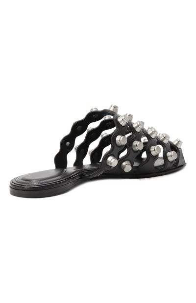 Кожаные сабо rexa cage ALEXANDER WANG, арт. 30125M014, фото 5