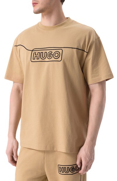 Хлопковая футболка HUGO BLUE, арт. 50530341, фото 3