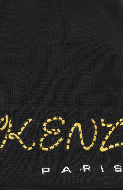 Шапка KENZO черного цвета по цене 7550 руб., арт. K51032, фото 3 Шапка KENZO, арт. K51032, фото 3