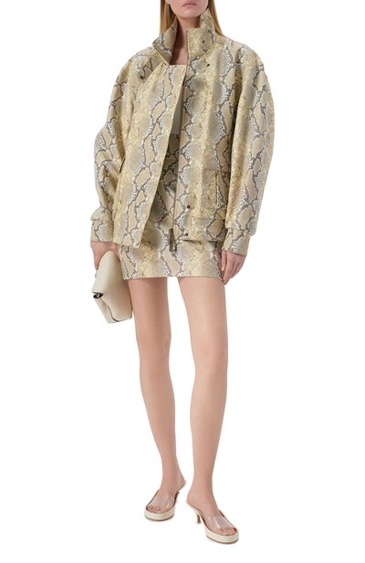 Кожаный бомбер ELIE SAAB, арт. J0203NS26/L0003, фото 2