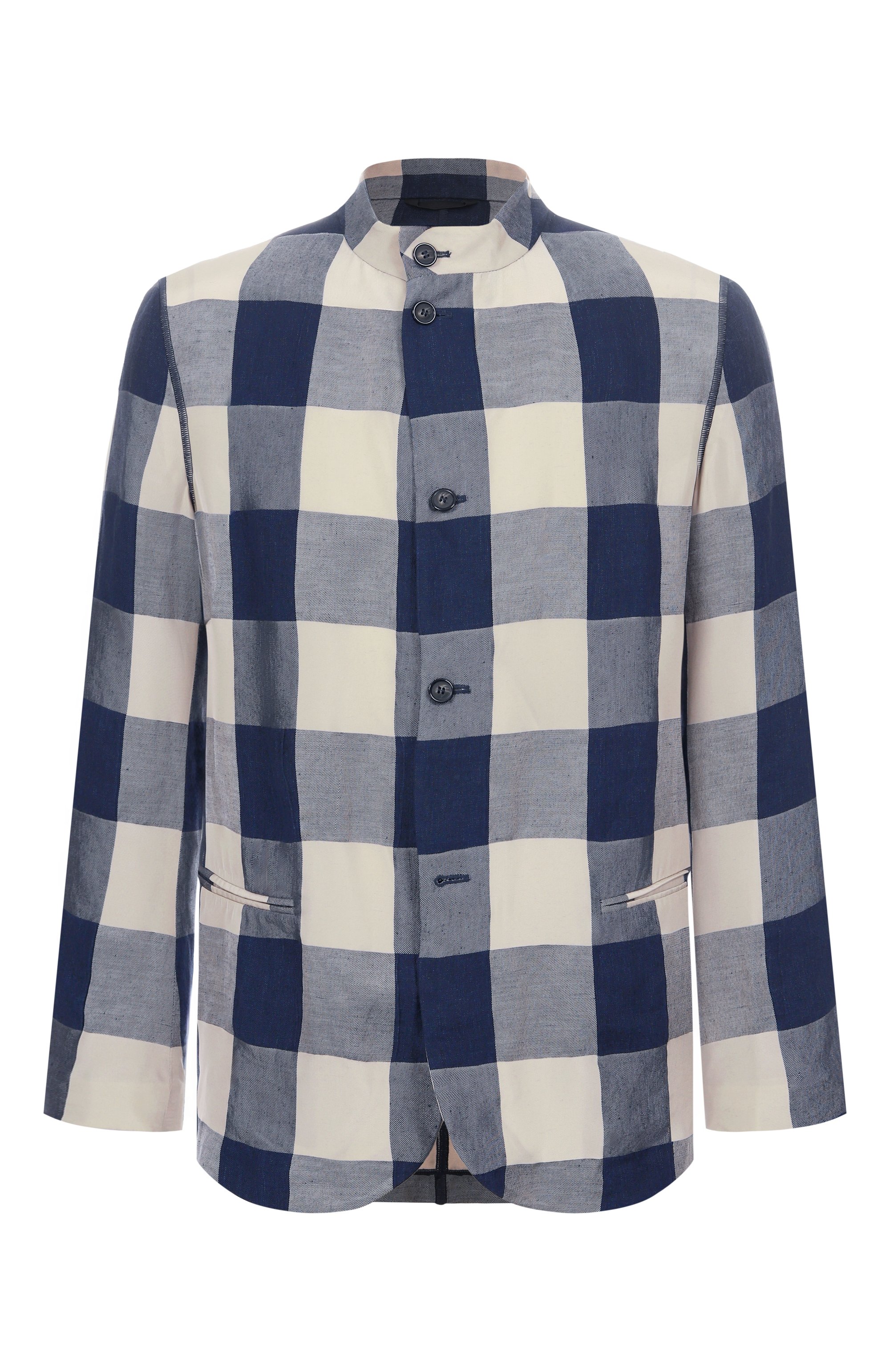 Пиджак изо льна и вискозы GIORGIO ARMANI, арт. 0WGGG0IL/T02H0, фото 1