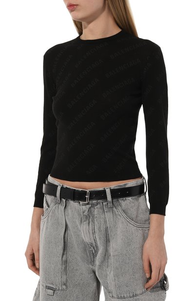 Хлопковый пуловер BALENCIAGA, арт. 750439/T3277, фото 3