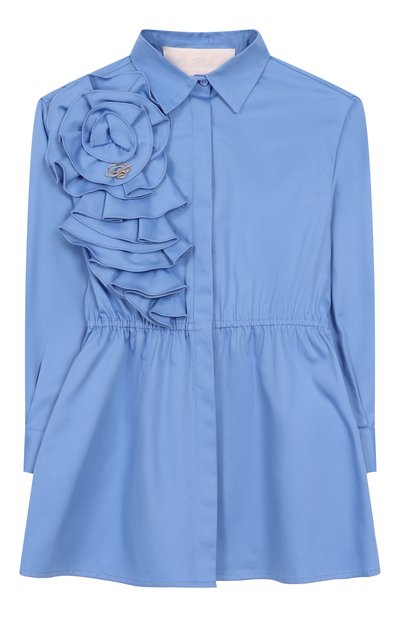 Хлопковое платье BLUMARINE, арт. BFAB015.0.RA009/6A-12A