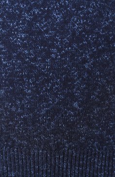 Мужской хлопковый джемпер CANALI темно-синего цвета, арт. C1080/MK02266 | Фото 6 (Длина (для топов): Стандартные; Драгоценные камни: �Проставлено; Рукава: Длинные; Материал сплава: Проставлено; Вырез: Круглый; Мужское Кросс-КТ: Джемперы; Принт: Без принта; Стили: Кэжуэл; Материал внешний: Хлопок)