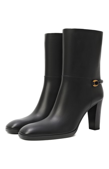 Женские кожаные ботильоны sulpice 80 SAINT LAURENT, арт. 841573/28N00