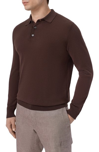 Хлопковое поло ANDREA CAMPAGNA, арт. M5426-8061, фото 3