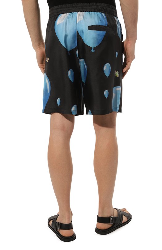 Шелковые шорты 3.Paradis Чёрный, фото 4