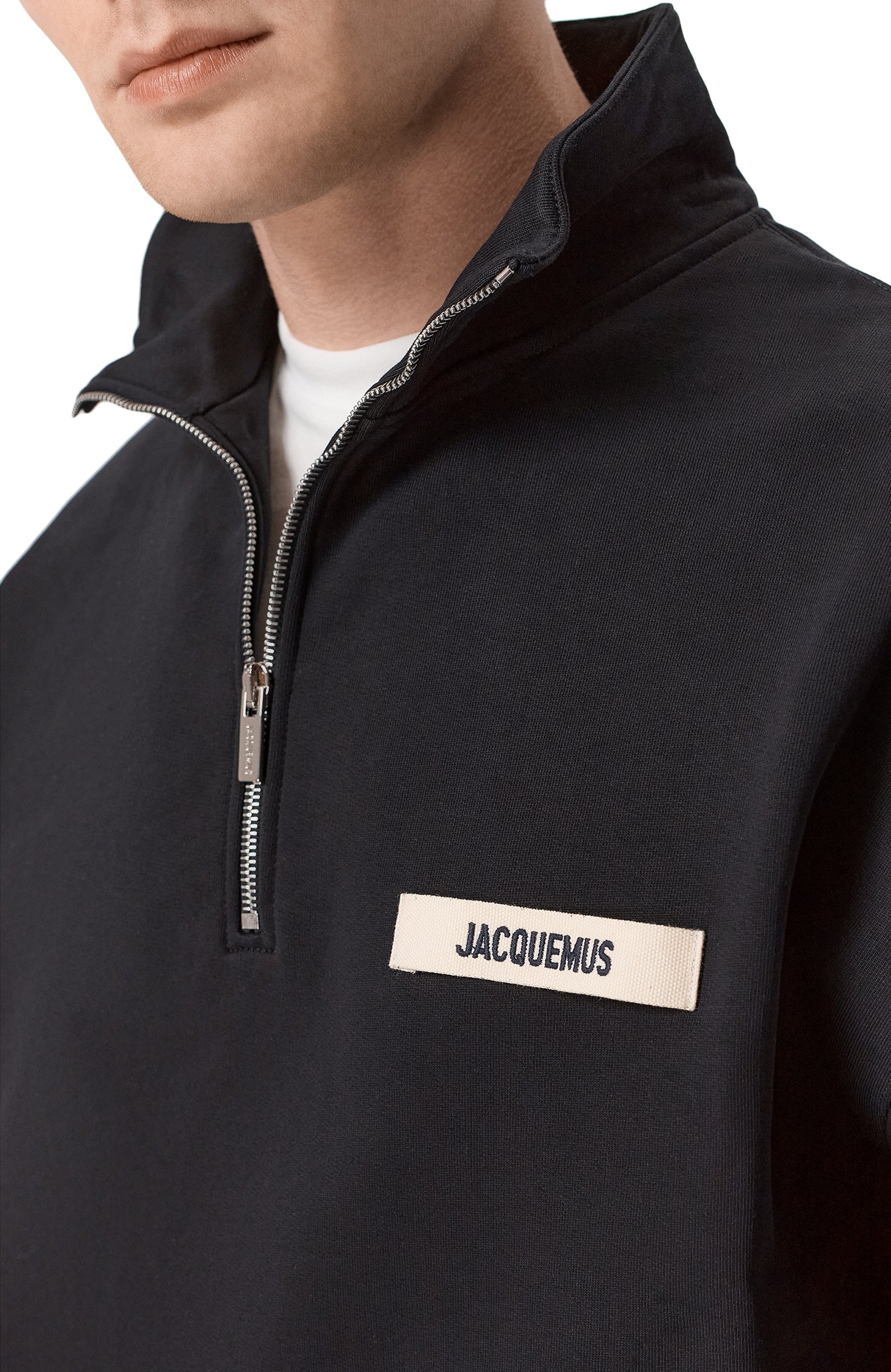 Хлопковый анорак JACQUEMUS черного цвета по цене 51350 руб., арт. 25ESSM00313/AJ00174, фото 5 Хлопковый анорак JACQUEMUS, арт. 25ESSM00313/AJ00174, фото 5
