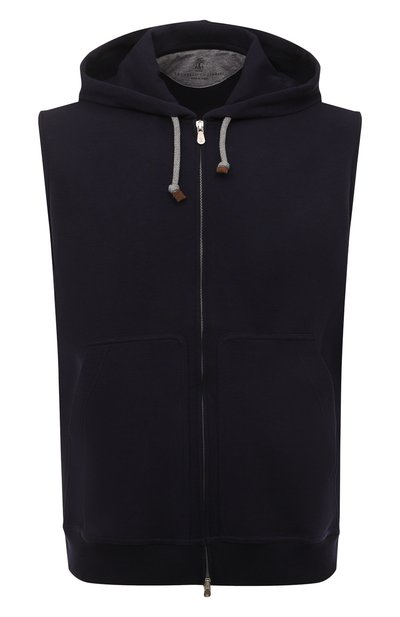 Мужской хлопковый жилет BRUNELLO CUCINELLI, арт. M0T359079G