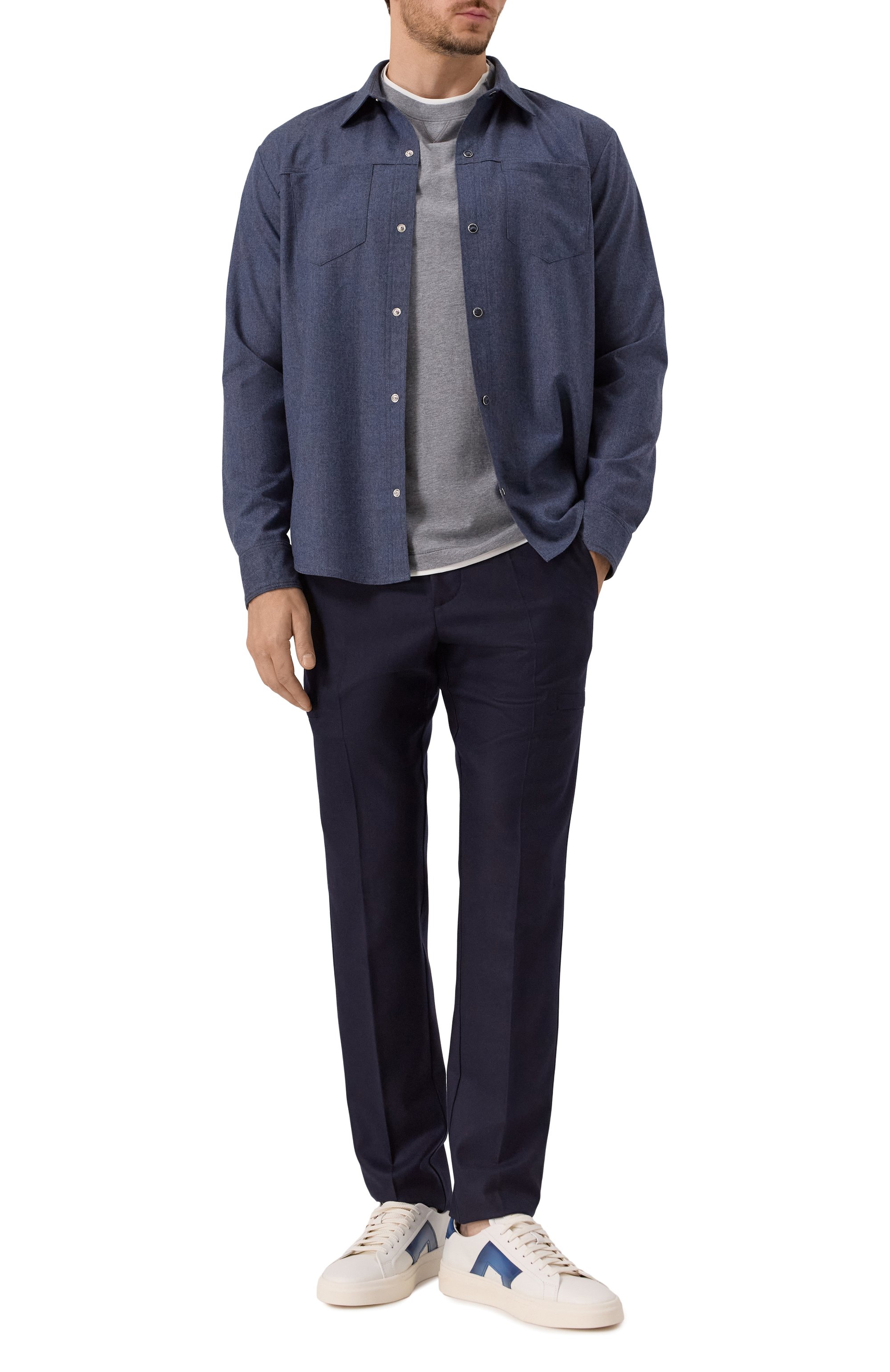 Шерстяные брюки MARCO PESCAROLO, арт. METIS/5215, фото 2